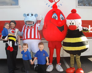 Busy Bees Team up with the National Blood Service