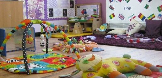 A look inside one of the nursery rooms at Leapfrog in London ExCel