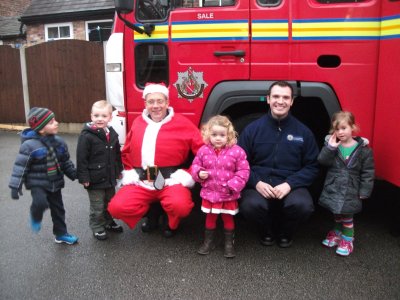 Santa came to visit!