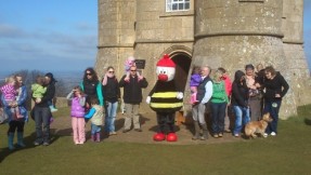 Staff, Parents and children were all invited to "Bee on the Hill" on Sunday 18th March to raise money for Comic relief!