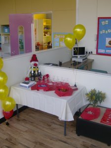 Champagne Reception goes with a bang!!