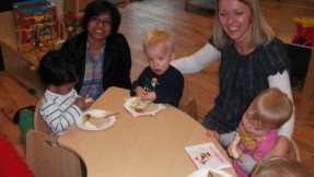 Saying Thank you to our Mummy's.