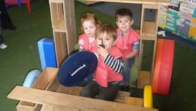 The children learnt about the different roles in the fire service and looked at how the fire people help us.
