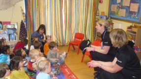 The police came to visit our 2-5 year olds on Wednesday 16th May 2012.