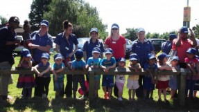 Hillingdon Busy Bees sees the Olympic Torch Relay pass the hospital!