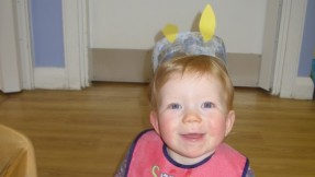 The children took part in their annual Easter Bonnet Parade. The children made hats and paraded them around the nursery for everyone to see their special creations.