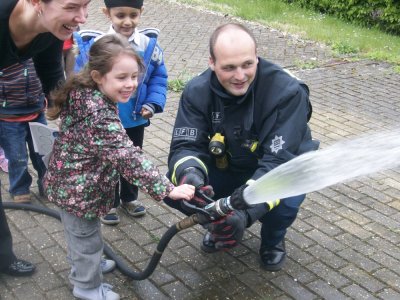 Firefighters Visit at Busy Bees Heathrow