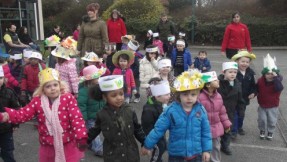 We held an Easter bonnet parade for the nursery children outside so they could showcase their Easter bonnets.