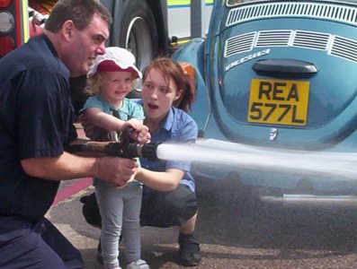 Fire Fighters come to visit!