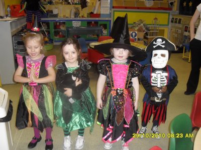 We dressed up for Halloween and BLISS
