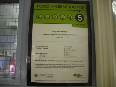 Outstanding Environmental health report.