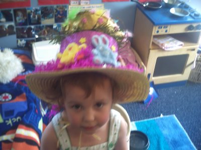 The children had a Mad Hatters