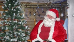 Children visited Santa in his grotto at our Christmas Craft Fayre