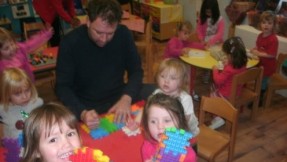 Our first fathers forum was held in November the dads had a great time with the children, they joined in with activites and read stories.