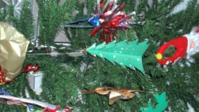 The nursery recieves a letter from Santa every year, requesting the children and parents to create a Christmas tree decoration for the nursery tree.