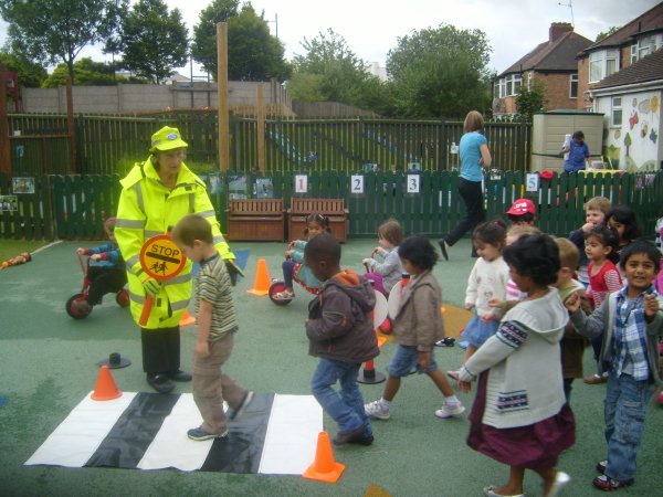 Lollipop Lady visits nursery Photo-1