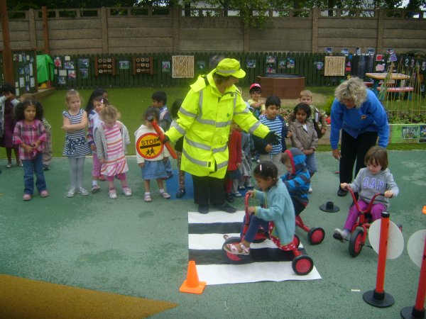 Lollipop Lady visits nursery Photo-3