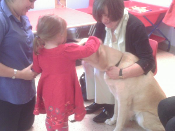 Guide Dog Comes To Nursery Photo-2